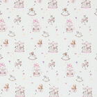 Baby Girls White & Pink Carousel Blanket, 1, hi-res